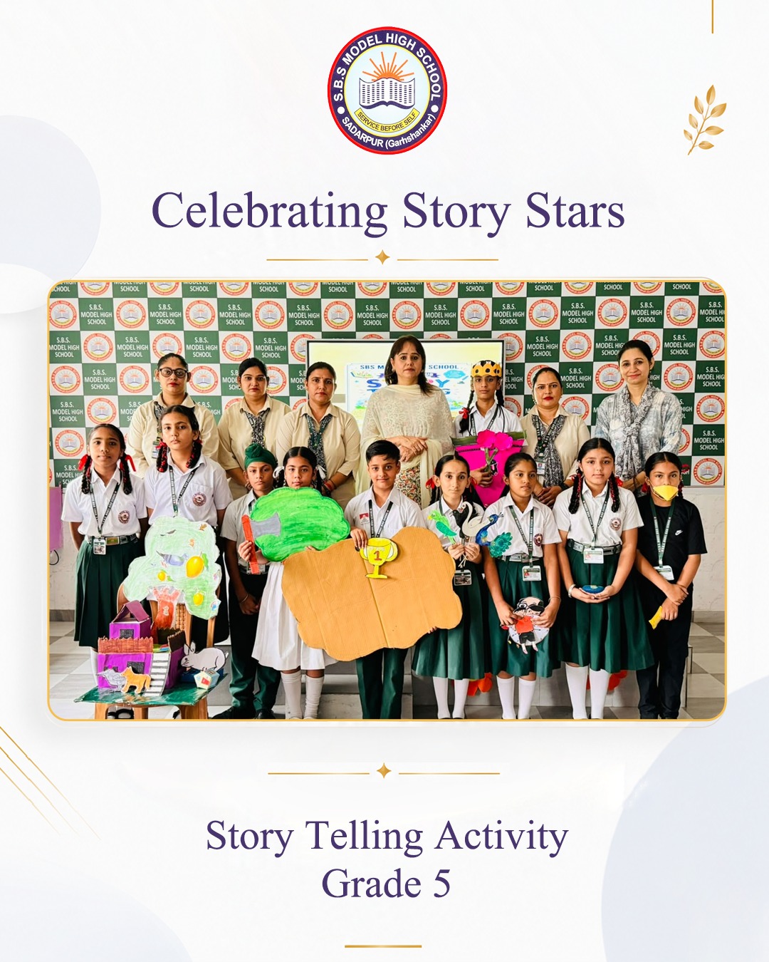 Grade 5 Storytelling: Where Every Child Has a Story to Tell